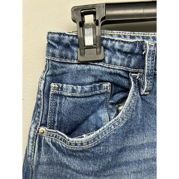 H&M Wide Leg Hi Waist Jeans Girls 20 Womens 2 Blue Denim Hippie‎ Festival - Picture 6 of 9